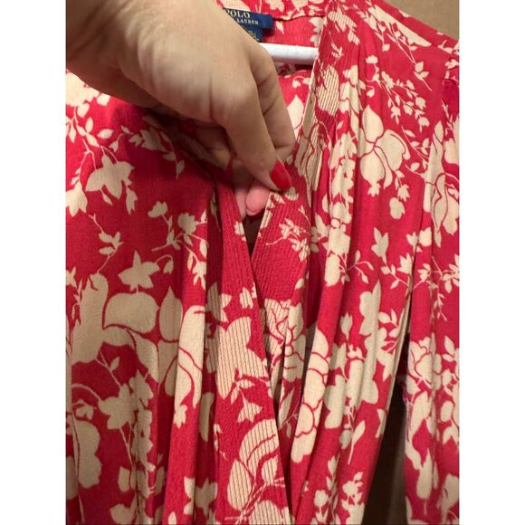 Ralph Lauren Polo Floral Wrap Dress - Picture 8 of 14